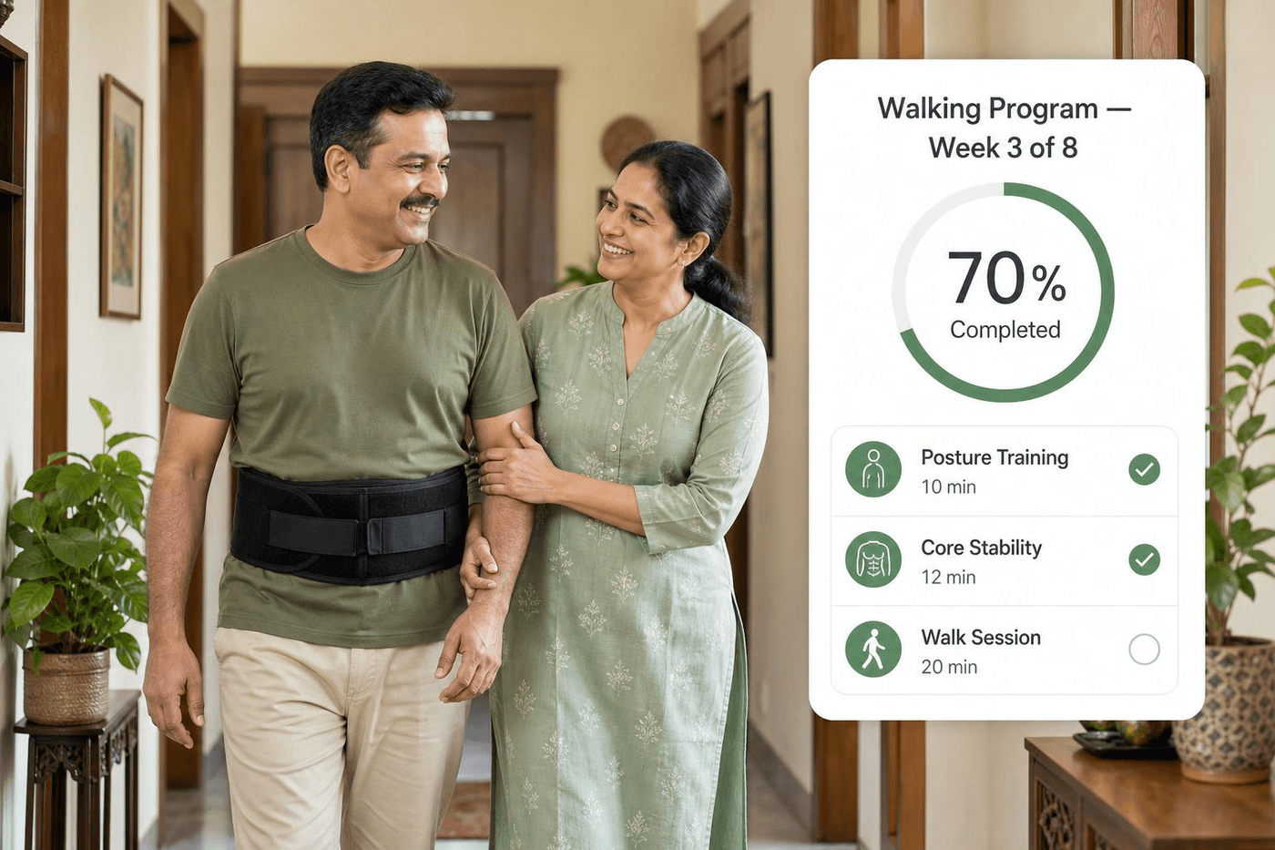 Progress & recovery tracking
